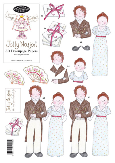 Jolly Nation Horserider DIE CUT Decoupage