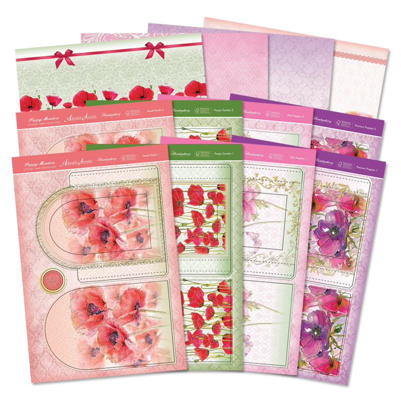 Poppy Meadow Invermount Frame Card Kit