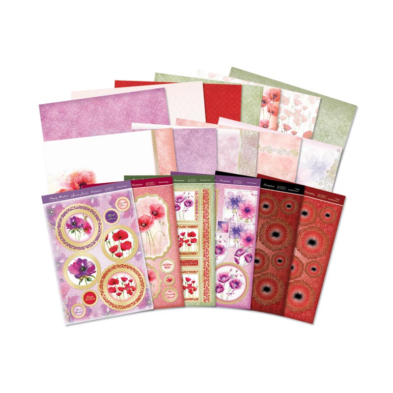 Poppy Meadow Luxury Topper & Flowers Kit