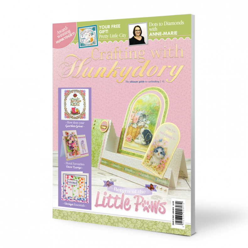 DISCONTINUED Crafting with Hunkydory - Issue 41  plus FREE gift
