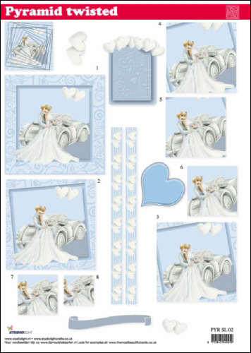 Twi Pyr Decoupage Wedding sl02