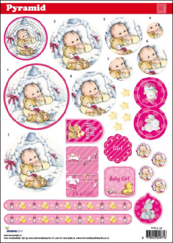 Twi Pyr Decoupage Baby Girl sl52