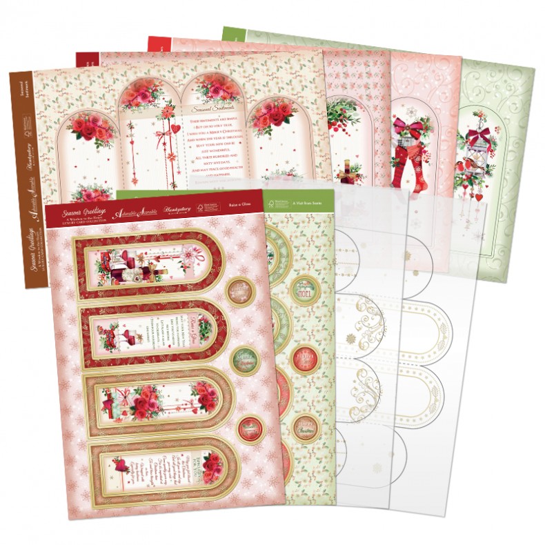 HD Season\'s Greetings - Acetate Arch Window Premium Card Kit