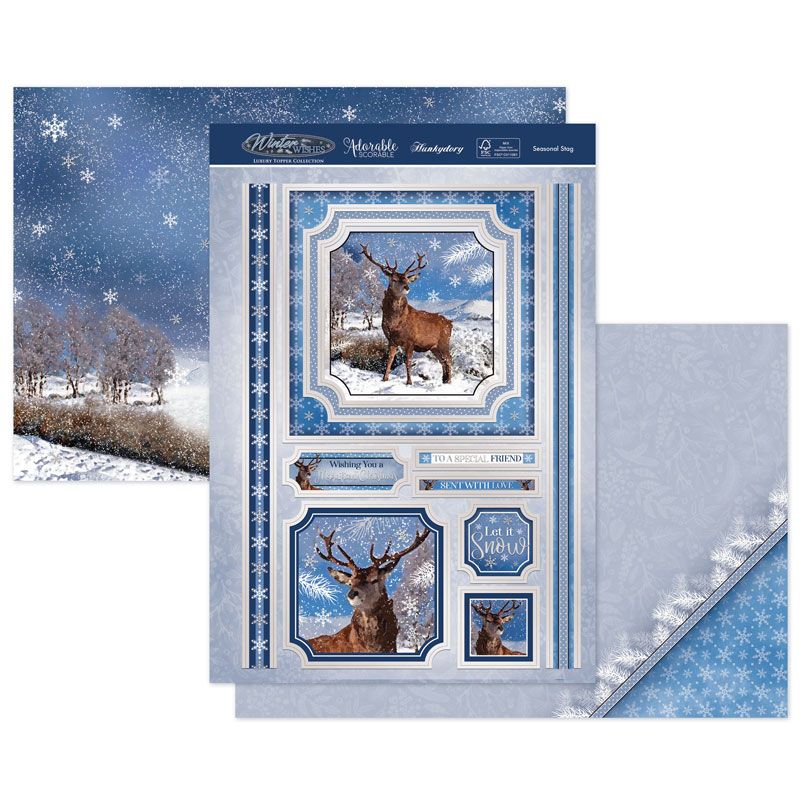 HD Seasonal Stag Luxury Topper Set