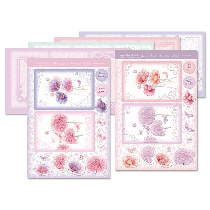 Sparkling Pearl Tri-Panel Aperture Card Kit