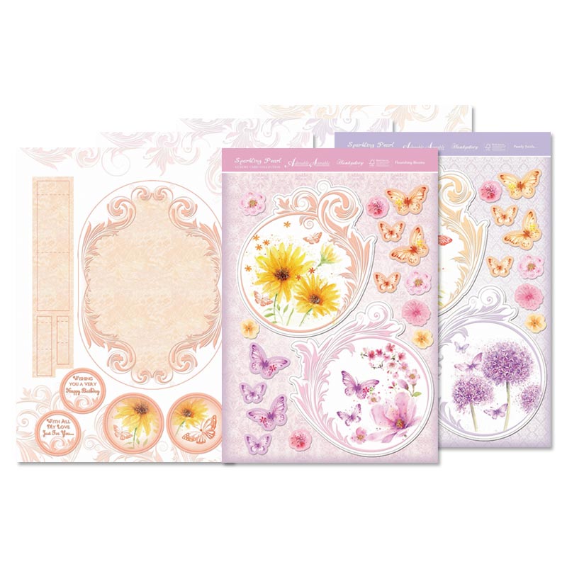 Sparkling Pearl Triple-Easel Card Kit