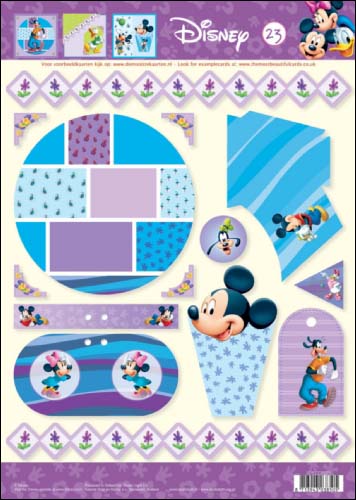 23 Mickey Specials 3D Step by Step Decoupage