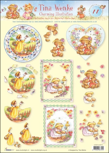 11 Tina Wenke Charming Illustrations 3D Step by Step Decoupage