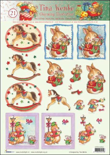 21 Tina Wenke Charming Illustrations 3D Step by Step Decoupage