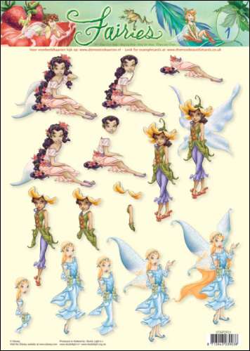 Disney Faires No 1 ~ 3D Step by Step Decoupage