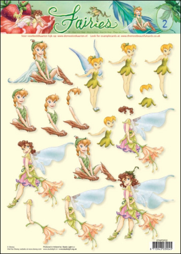 Disney Faires No 2 ~ 3D Step by Step Decoupage