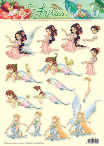 Disney Faires No 3 ~ 3D Step by Step Decoupage