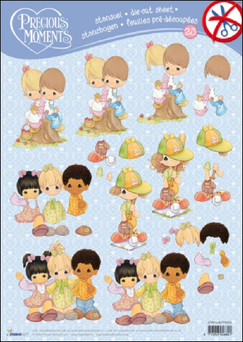 23 Precious Moments 3D DIE CUT SbS Decoupage