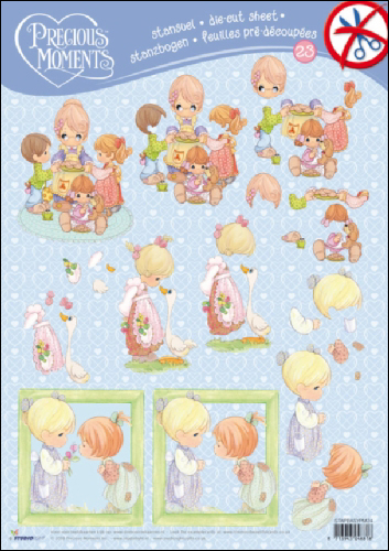 24 Precious Moments 3D DIE CUT SbS Decoupage