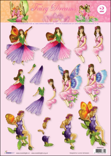 02 Fairy Dreams 3D Step by Step Decoupage