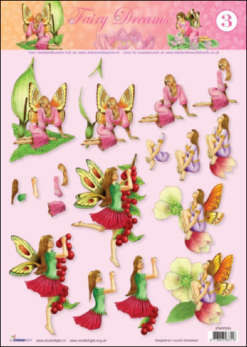 03 Fairy Dreams 3D Step by Step Decoupage