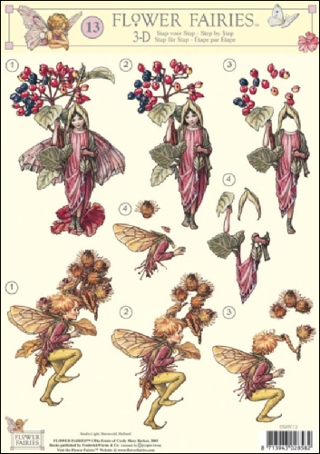 Flower Fairies No 13 3D Step by Step Decoupage