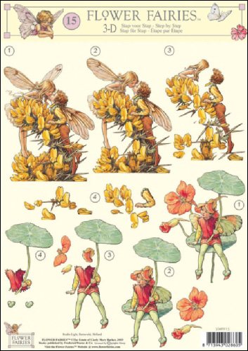 Flower Fairies No 15 3D Step by Step Decoupage