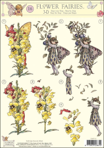 Flower Fairies No 16 3D Step by Step Decoupage