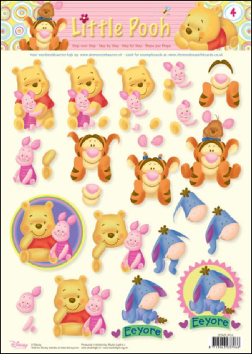 Little Pooh 3D Step by Step Decoupage 04