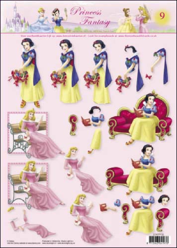 09 Princess Fantasy 3D Step by Step Decoupage