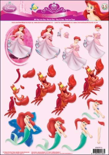 15 Princess Fantasy 3D Step by Step Decoupage