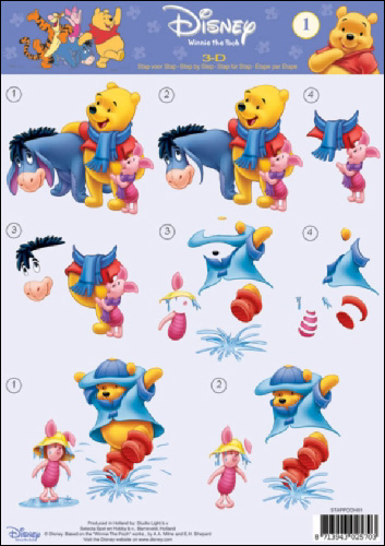 POOH 01 3D Step by 3D Step Decoupage