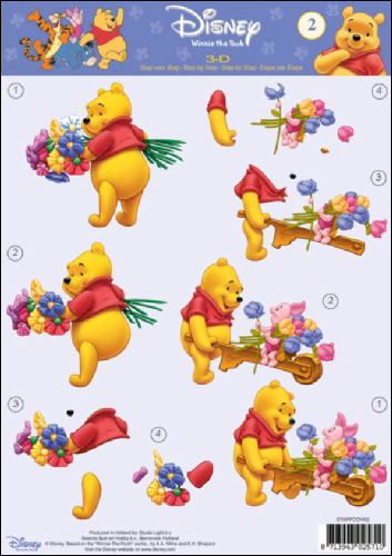 POOH 02 3D Step by 3D Step Decoupage