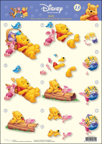 POOH 13 3D Step by 3D Step Decoupage