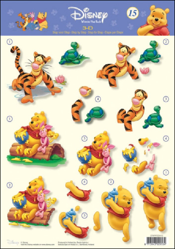 POOH 15 3D Step by 3D Step Decoupage