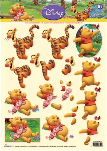 POOH 31 SBS 3D Decoupage