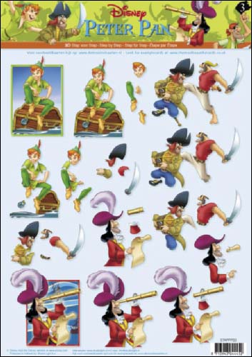 03 Peter Pan 3D Step by Step Decoupage