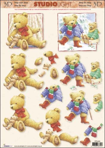 Teddy Bears 3D Step by Step Decoupage  483