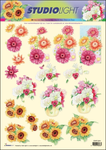 Sunflowers SBS 3D Decoupage 944