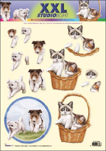 XXL Cats & Dogs SBS 3D Decoupage 964