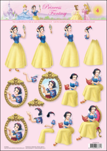 04 Snow White 3D Step by Step Decoupage