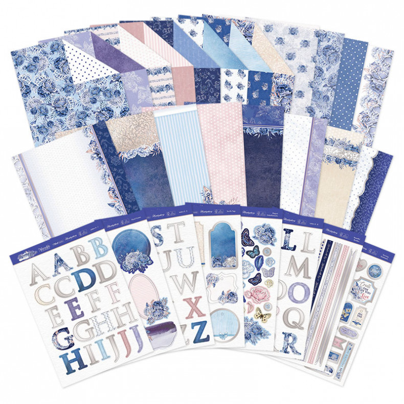 HD Personally Yours - Blossoming Blues Luxury Card Collection