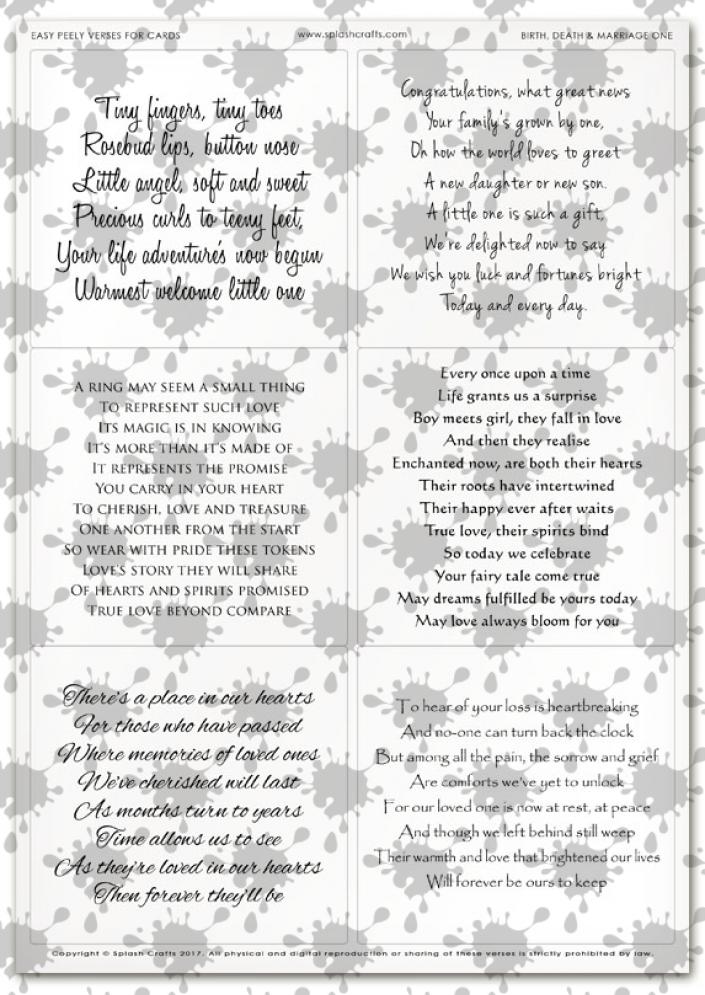 Easy Peely Birth, Death & Marriage Sheet 1