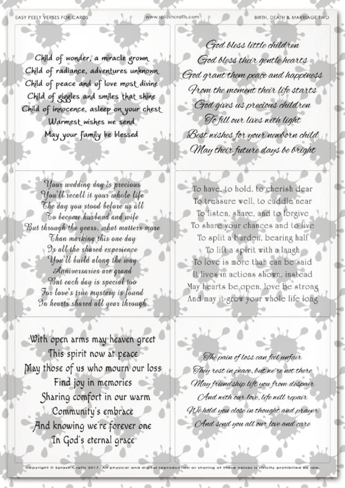 Easy Peely Birth, Death & Marriage Sheet 2