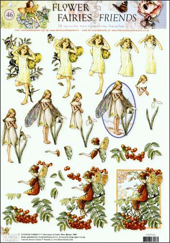 Flower Fairies No 46 3D Step by Step Decoupage