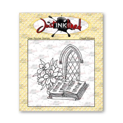 Just Inklined Clear Polymer Stamp Chapel Window