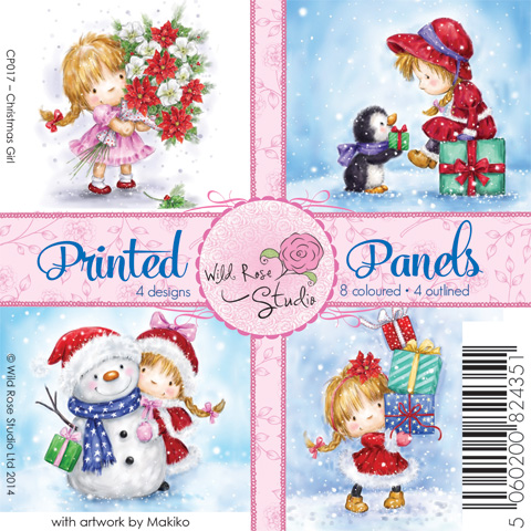 DISCONTINUED WRS Christmas Girl Panels