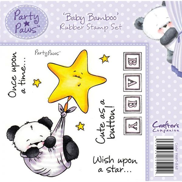 Party Paws - Baby Bamboo Rubber Stamp Set