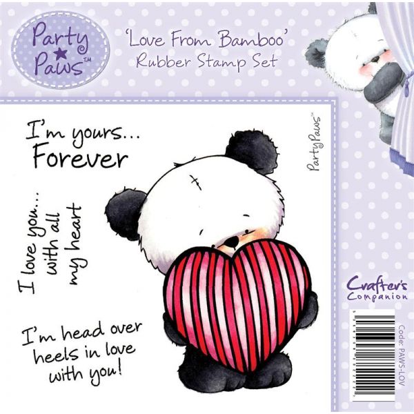 Party Paws - Love From Bamboo Rubber Stamp Set