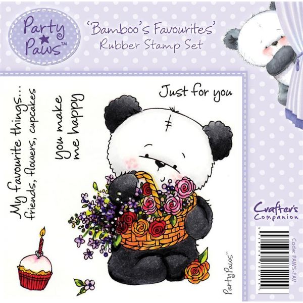 Party Paws - Bamboo\'s Favourites Rubber Stamp Set