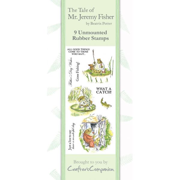 Beatrix Potter stamp set - Mr Jeremy Fisher