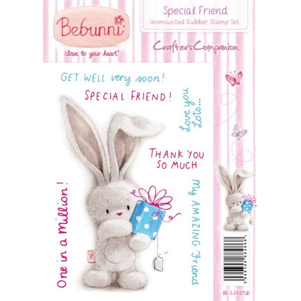 Bebunni Unmounted Rubber Stamp - Special Friends by Crafter\'s Co