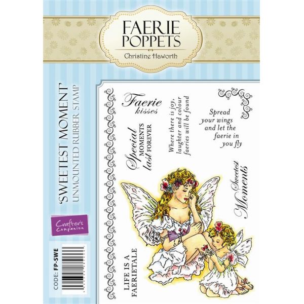 Faerie Poppets Unmounted Rubber Stamp Set - Sweetest Moments