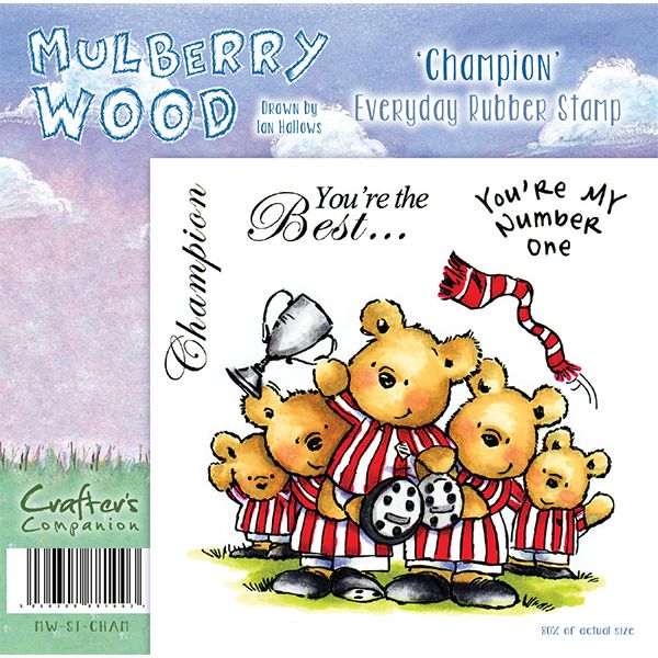 Mulberry Wood - Champion Everyday Rubber Stamp