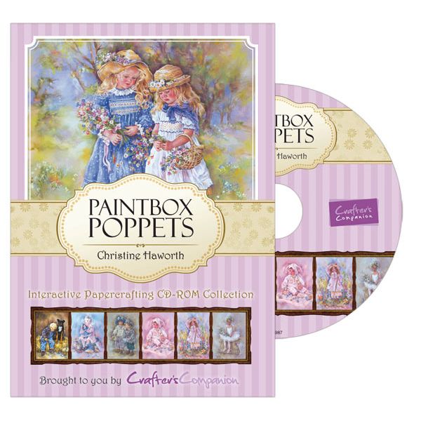 Paintbox Poppets Papercrafting CD-ROM Collection by Crafter\'s Co